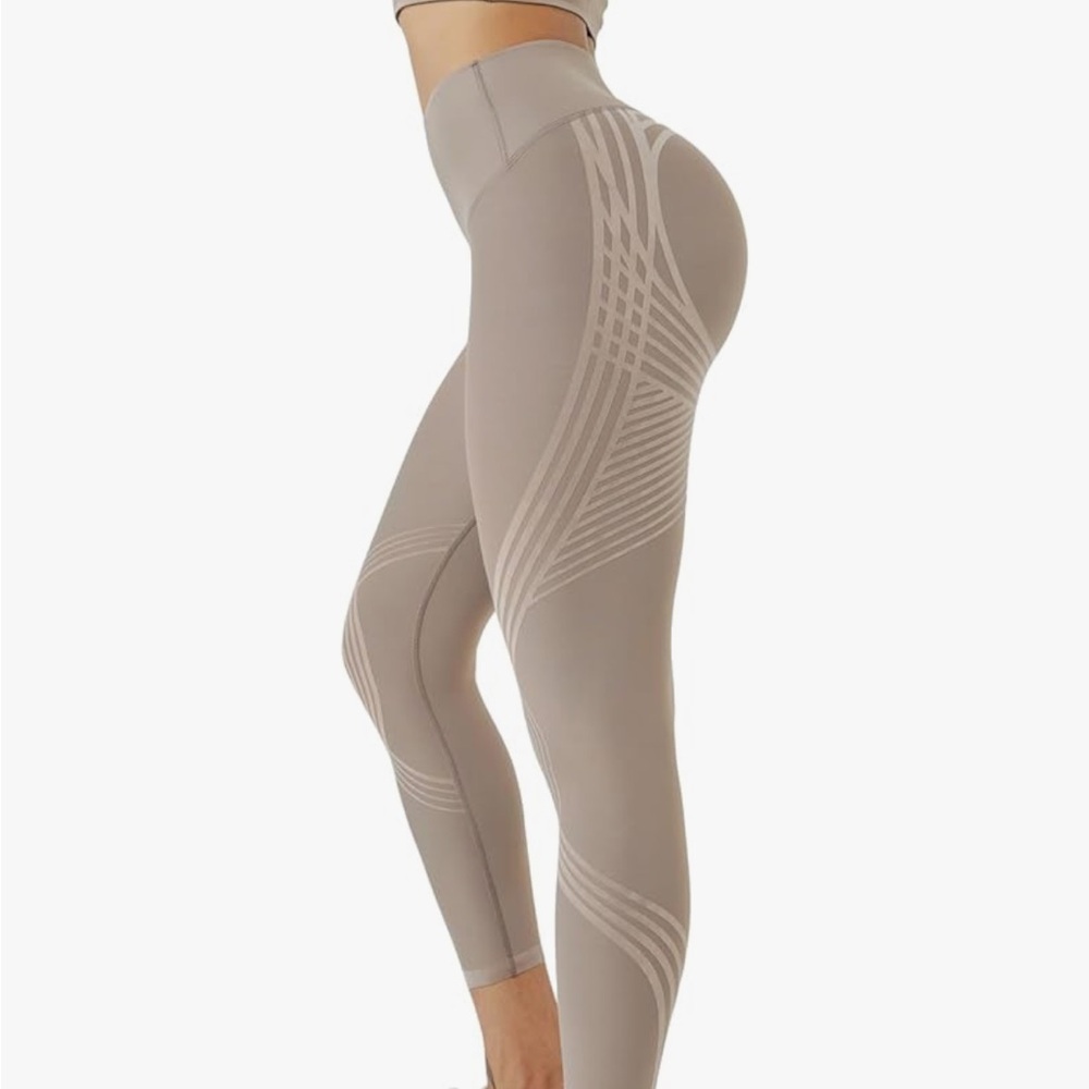 Fanka 7/8 High-Waist Tan Leggings